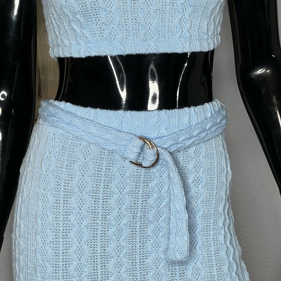 Fashion Nova Sweater Feels Skirt Set Sz S - Picture 6 of 10
